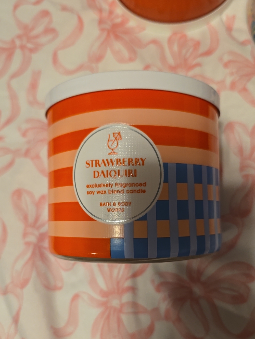BNWT Bath And Body Works Strawberry Daiquiri 3 Wick Candle